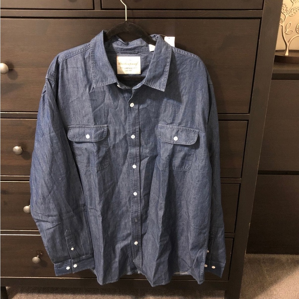 Wearherproof Long Sleeve Botton Down Shirt Men